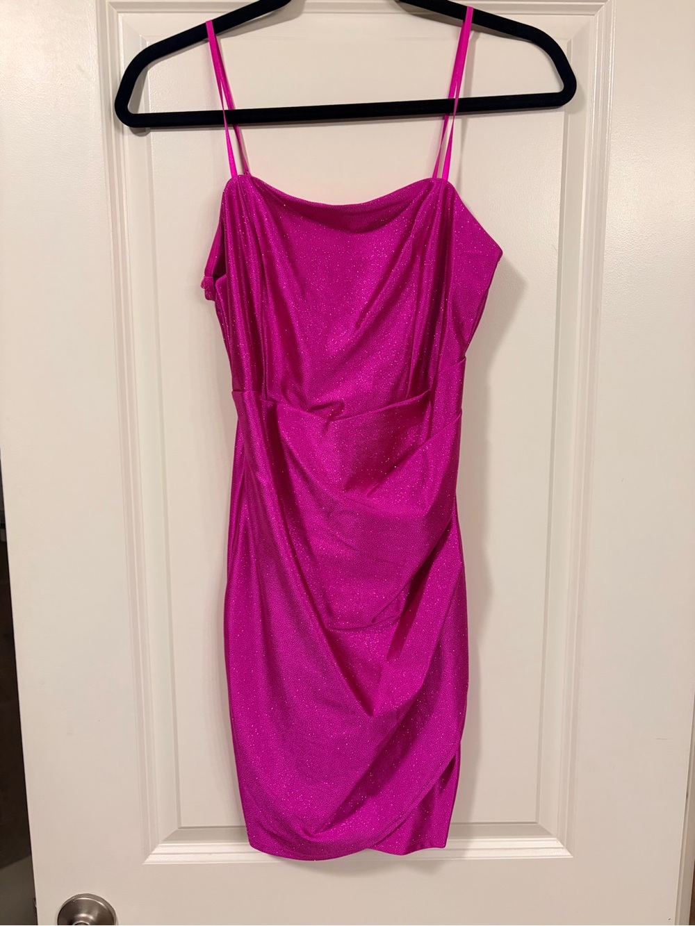 Emerald Sundae Pink Sparkle Mini Dress - Size S